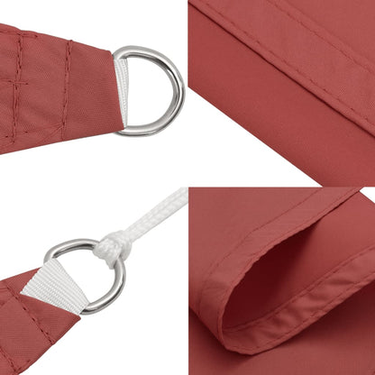 Sunshade Sail Oxford Fabric Rectangular 6x7 m Terracotta