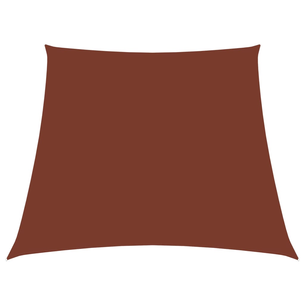 Sunshade Sail Oxford Fabric Trapezium 2/4x3 m Terracotta