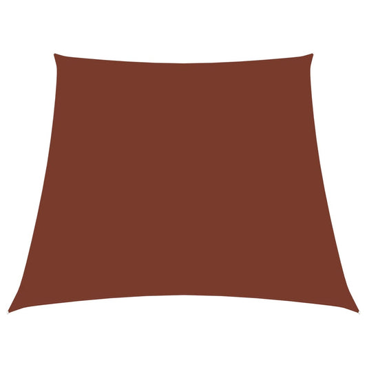 Sunshade Sail Oxford Fabric Trapezium 2/4x3 m Terracotta