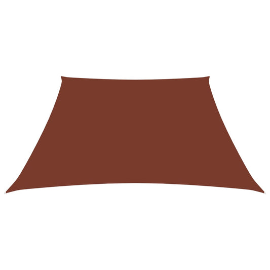 Sunshade Sail Oxford Fabric Trapezium 2/4x3 m Terracotta