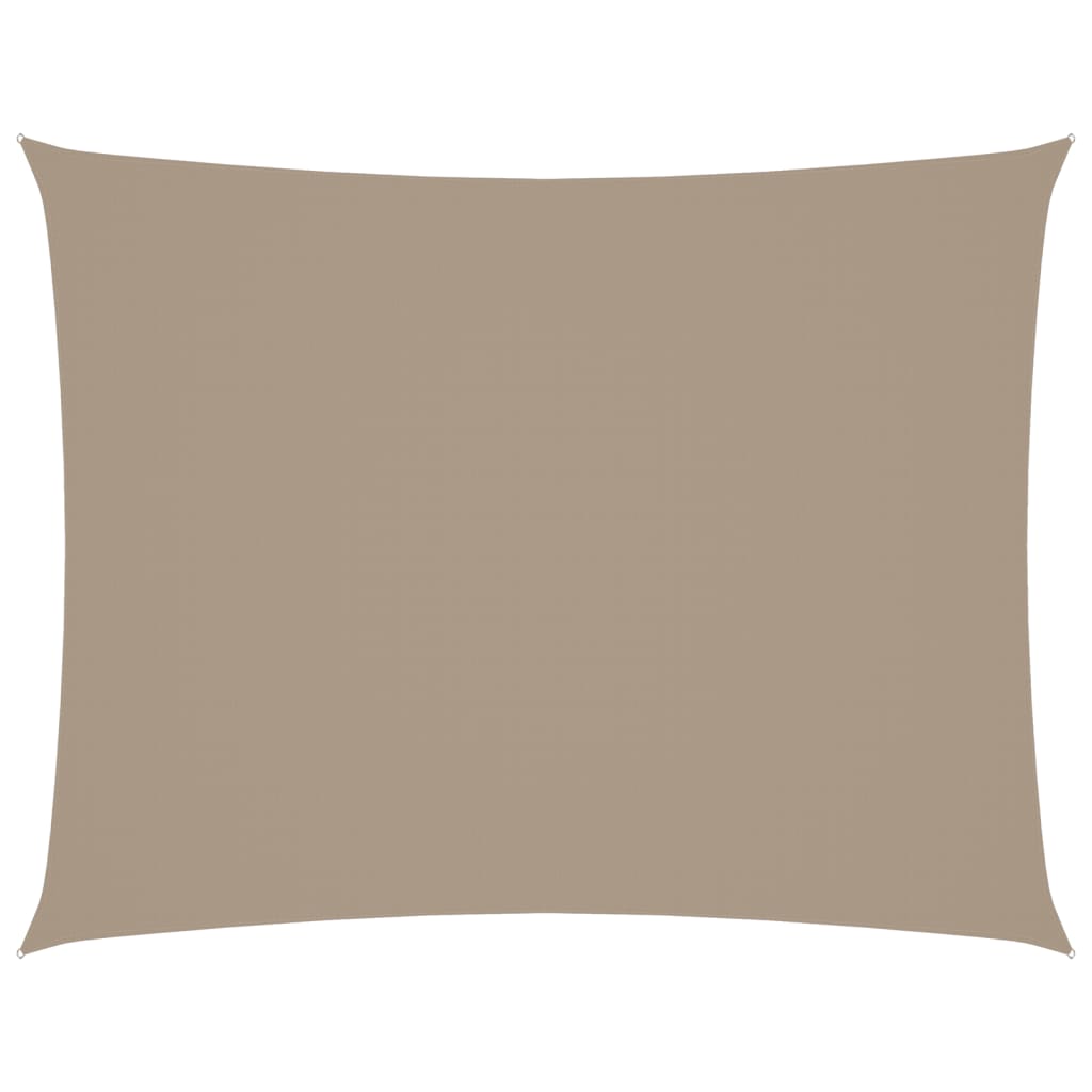 Sunshade Sail Oxford Fabric Rectangular 2x3.5 m Taupe