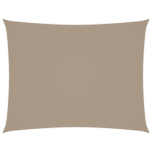 Sunshade Sail Oxford Fabric Rectangular 2x3.5 m Taupe