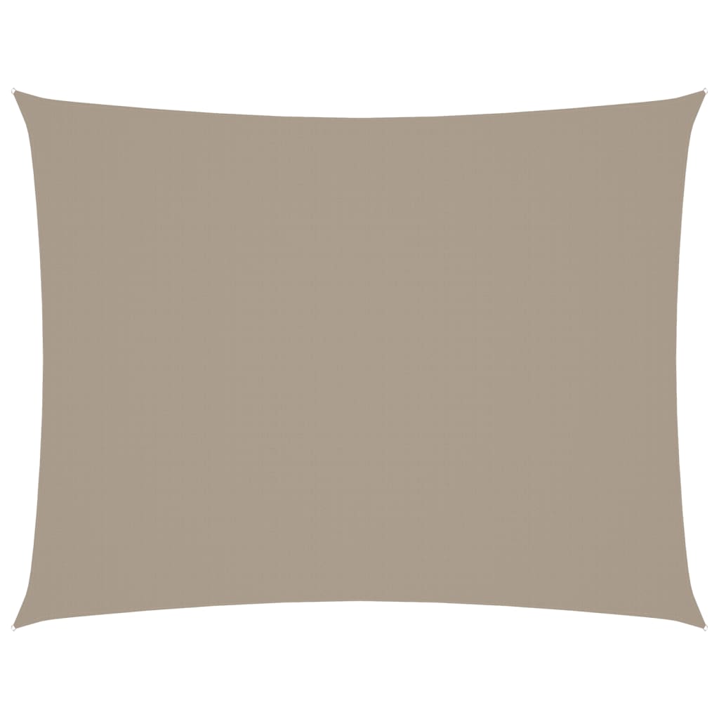 Sunshade Sail Oxford Fabric Rectangular 3x4.5 m Taupe