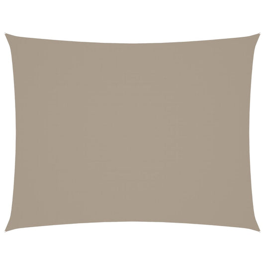 Sunshade Sail Oxford Fabric Rectangular 3x4.5 m Taupe