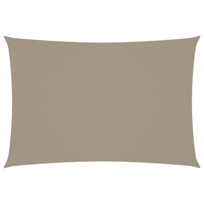Sunshade Sail Oxford Fabric Rectangular 3x5 m Taupe