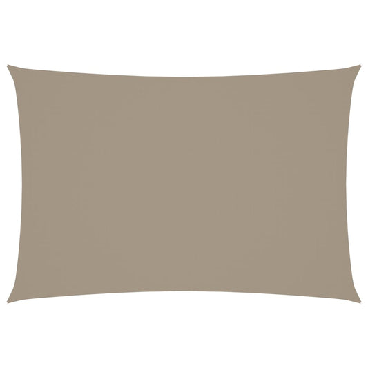 Sunshade Sail Oxford Fabric Rectangular 3x5 m Taupe