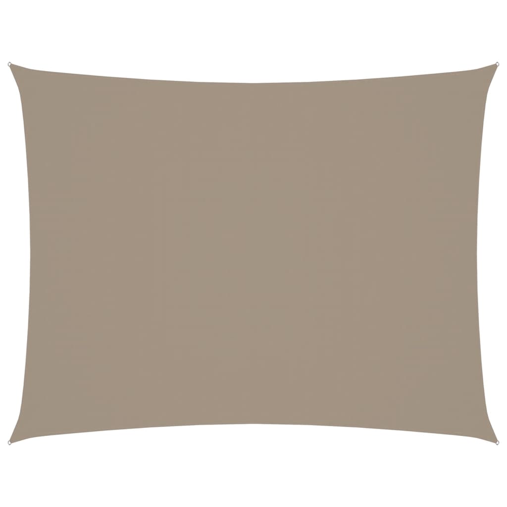 Sunshade Sail Oxford Fabric Rectangular 3.5x4.5 m Taupe