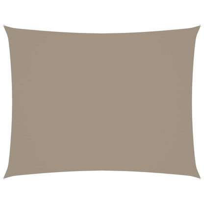 Sunshade Sail Oxford Fabric Rectangular 3.5x4.5 m Taupe