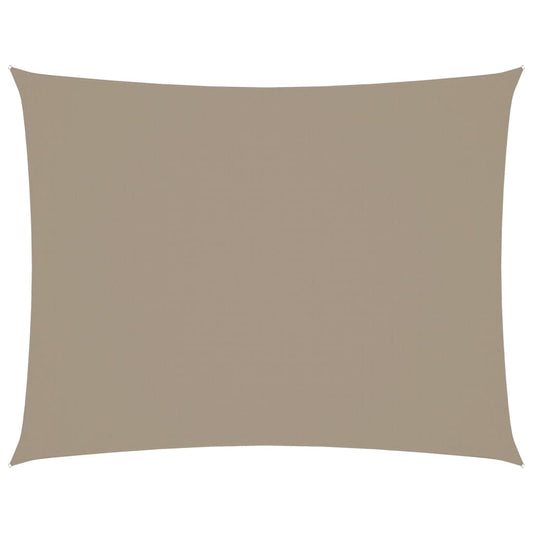 Sunshade Sail Oxford Fabric Rectangular 3.5x5 m Taupe