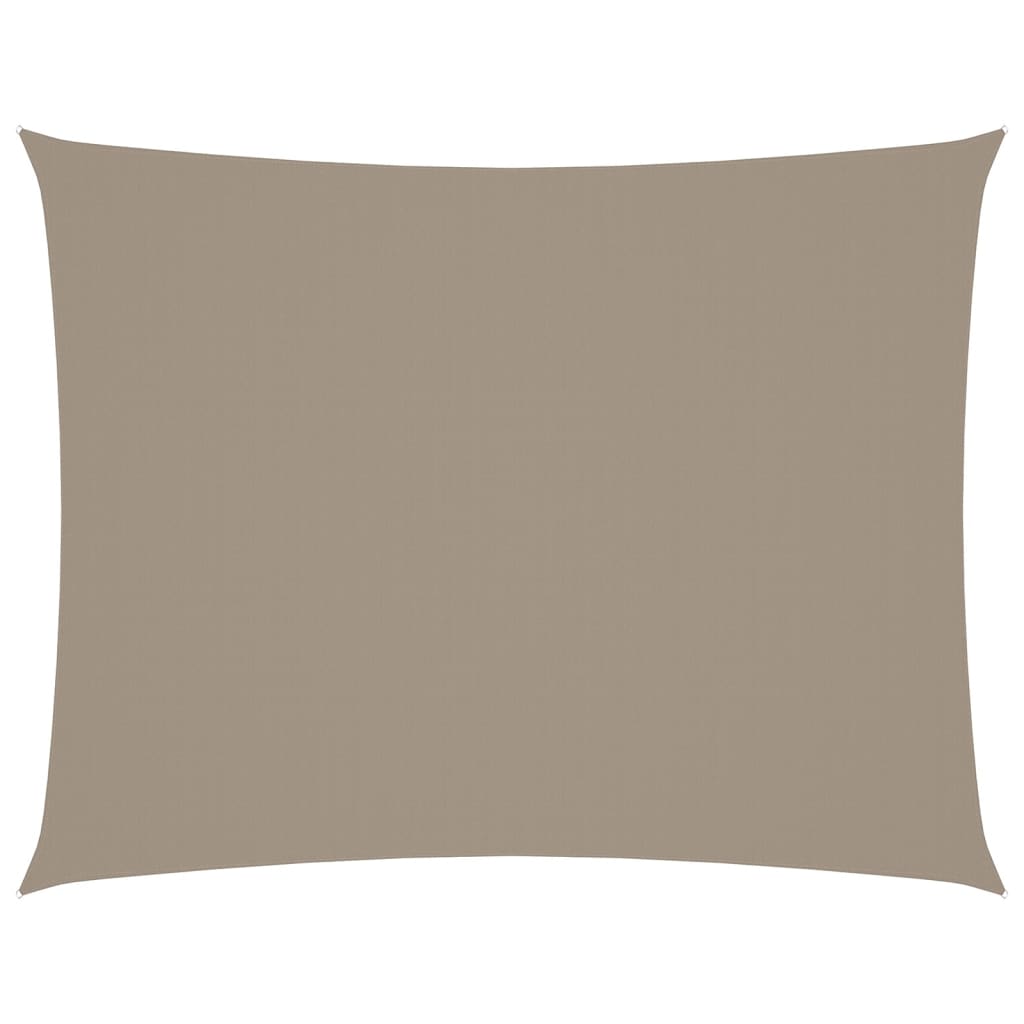 Sunshade Sail Oxford Fabric Rectangular 6x7 m Taupe