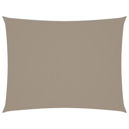 Sunshade Sail Oxford Fabric Rectangular 6x7 m Taupe