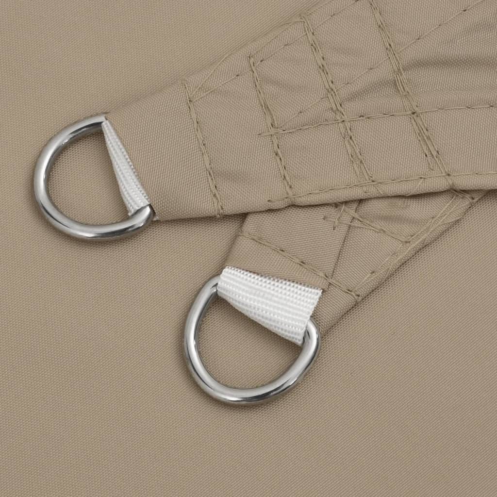 Sunshade Sail Oxford Fabric Rectangular 6x7 m Taupe