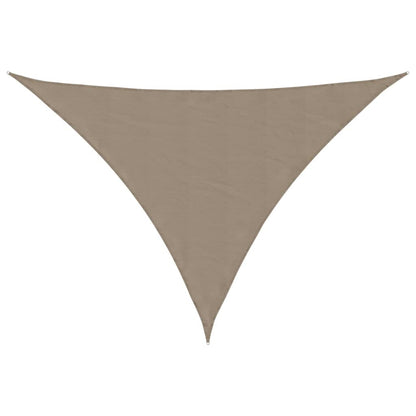 Sunshade Sail Oxford Fabric Triangular 5x5x6 m Taupe