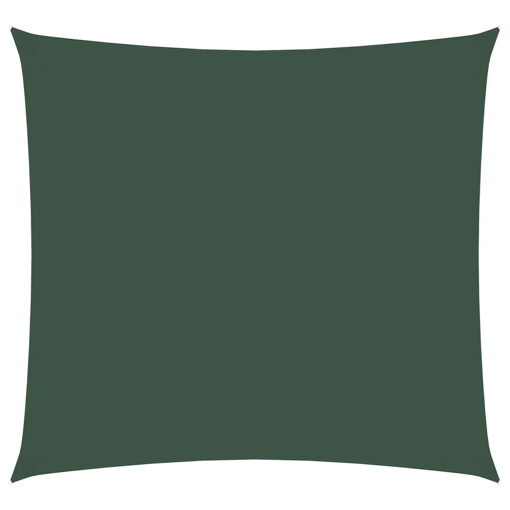 Sunshade Sail Oxford Fabric Square 3.6x3.6 m Dark Green