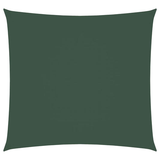 Sunshade Sail Oxford Fabric Square 3.6x3.6 m Dark Green