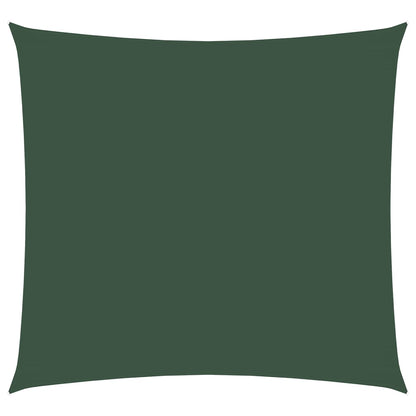 Sunshade Sail Oxford Fabric Square 4x4 m Dark Green