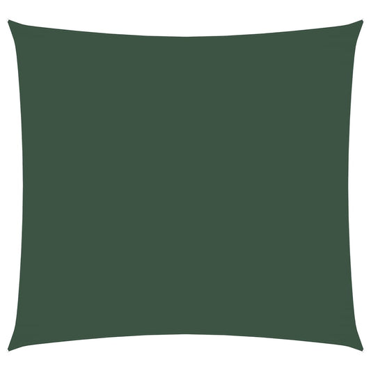 Sunshade Sail Oxford Fabric Square 4x4 m Dark Green