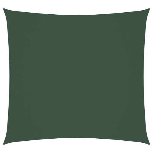 Sunshade Sail Oxford Fabric Square 7x7 m Dark Green