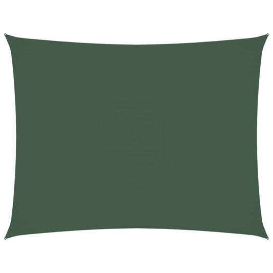 Sunshade Sail Oxford Fabric Rectangular 2x3.5 m Dark Green
