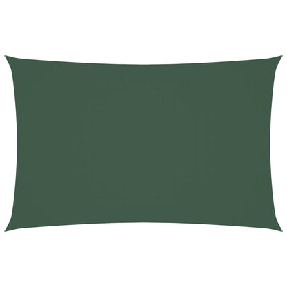 Sunshade Sail Oxford Fabric Rectangular 2x5 m Dark Green