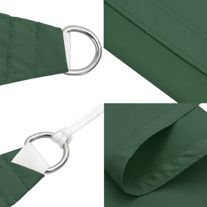 Sunshade Sail Oxford Fabric Rectangular 2x5 m Dark Green