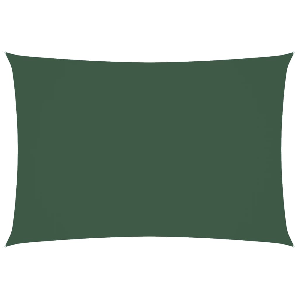Sunshade Sail Oxford Fabric Rectangular 3x5 m Dark Green