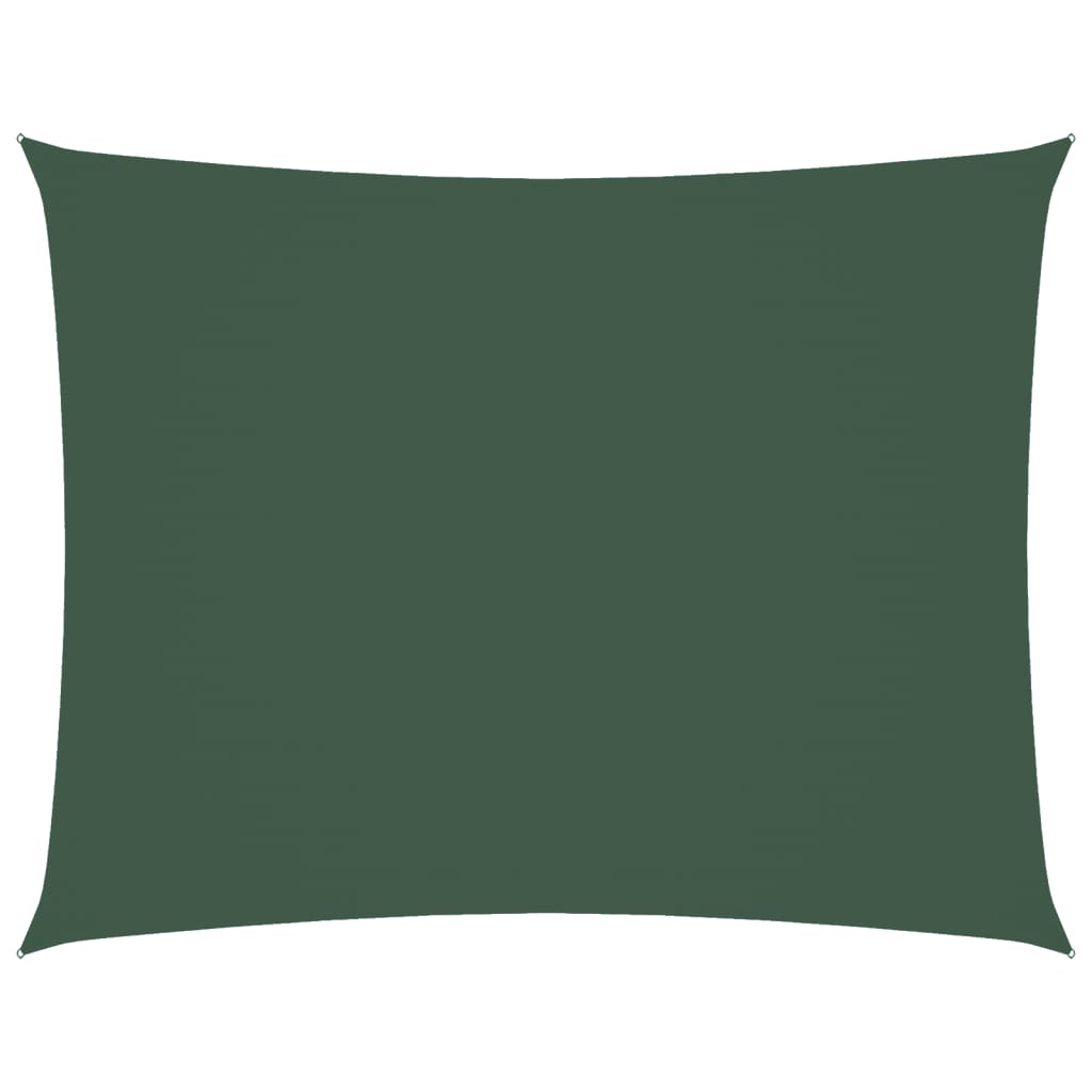 Sunshade Sail Oxford Fabric Rectangular 3x6 m Dark Green