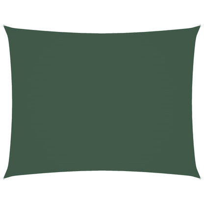 Sunshade Sail Oxford Fabric Rectangular 3x6 m Dark Green