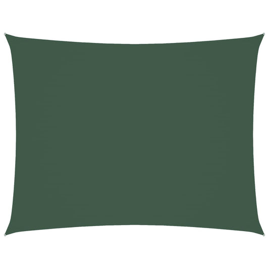 Sunshade Sail Oxford Fabric Rectangular 3x6 m Dark Green