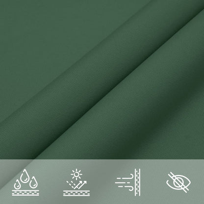 Sunshade Sail Oxford Fabric Rectangular 3x6 m Dark Green