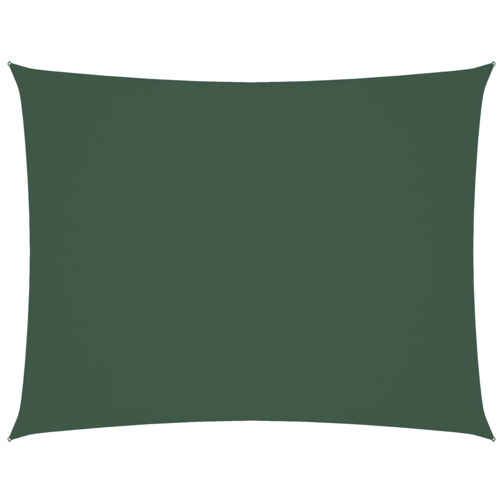 Sunshade Sail Oxford Fabric Rectangular 3.5x4.5 m Dark Green