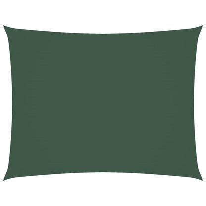 Sunshade Sail Oxford Fabric Rectangular 3.5x4.5 m Dark Green