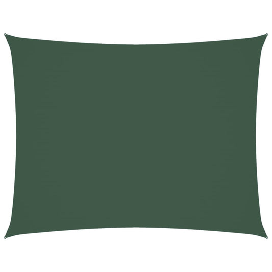Sunshade Sail Oxford Fabric Rectangular 3.5x4.5 m Dark Green