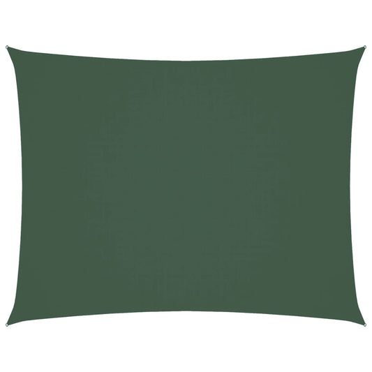 Sunshade Sail Oxford Fabric Rectangular 4x6 m Dark Green