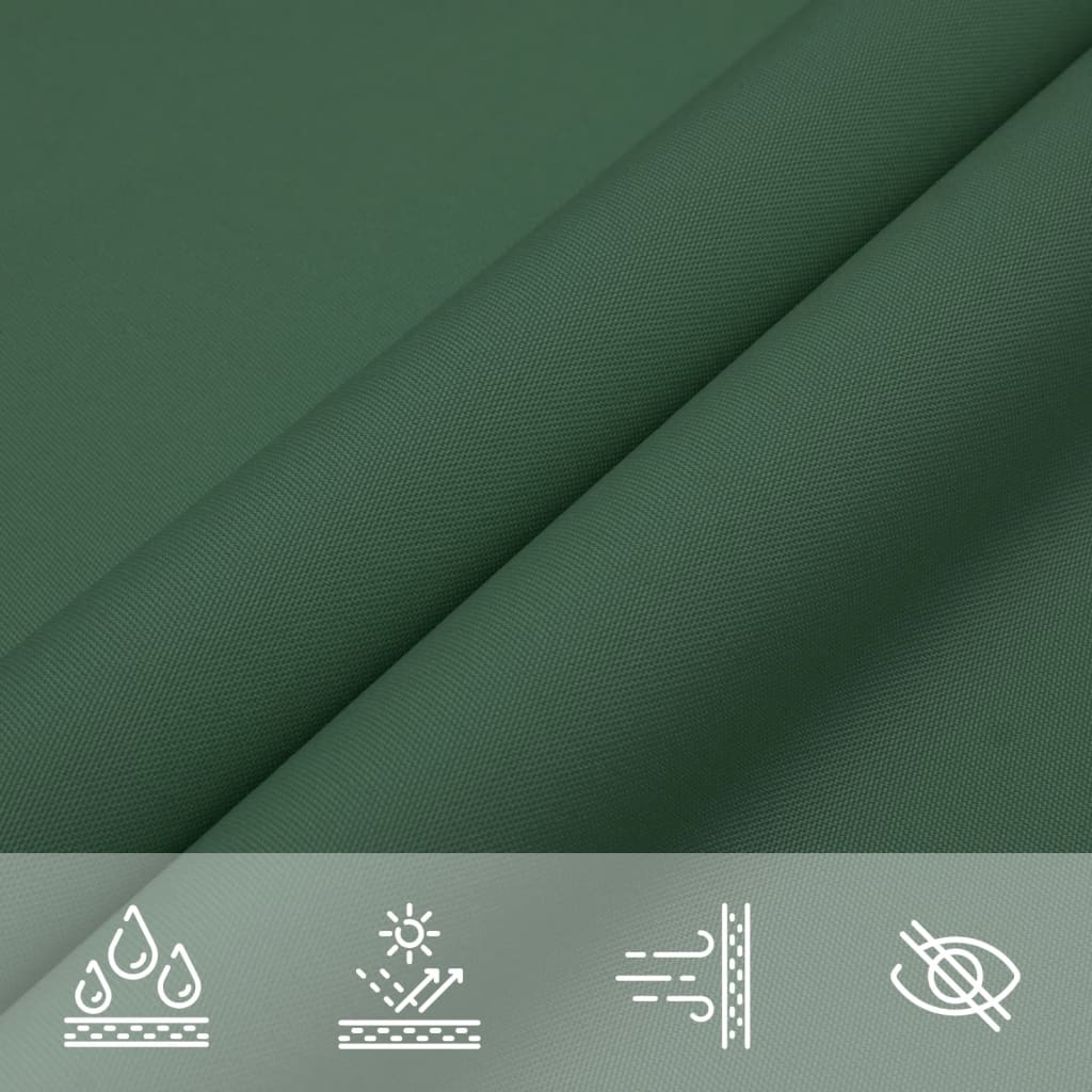 Sunshade Sail Oxford Fabric Rectangular 5x6 m Dark Green