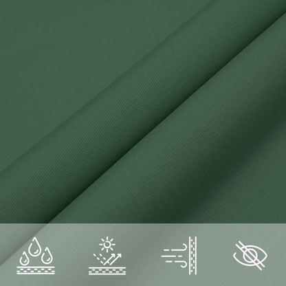 Sunshade Sail Oxford Fabric Rectangular 5x6 m Dark Green