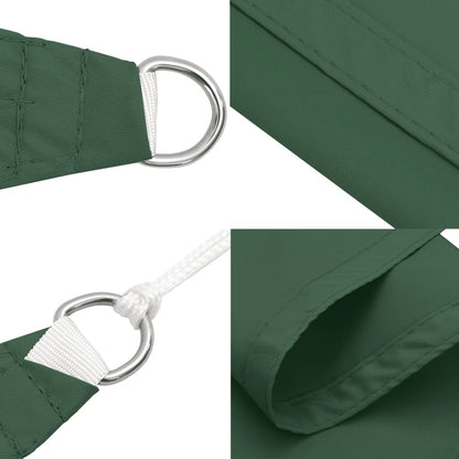 Sunshade Sail Oxford Fabric Rectangular 5x6 m Dark Green