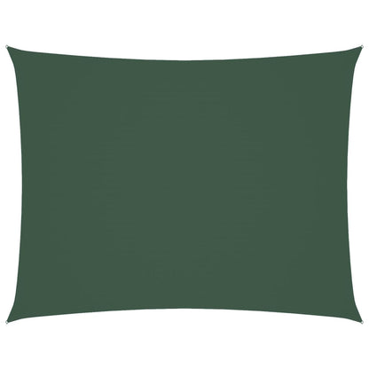 Sunshade Sail Oxford Fabric Rectangular 6x7 m Dark Green