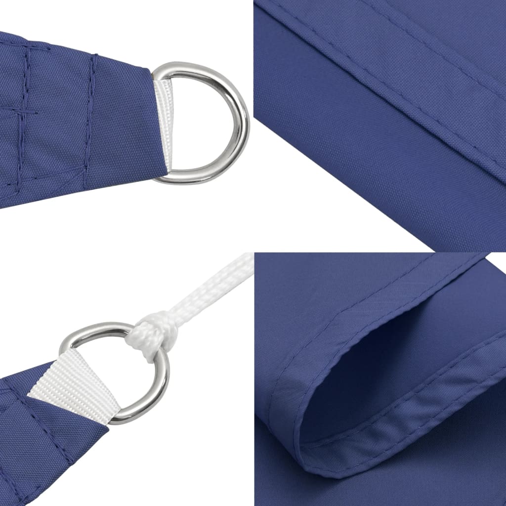 Sunshade Sail Oxford Fabric Square 5x5 m Blue