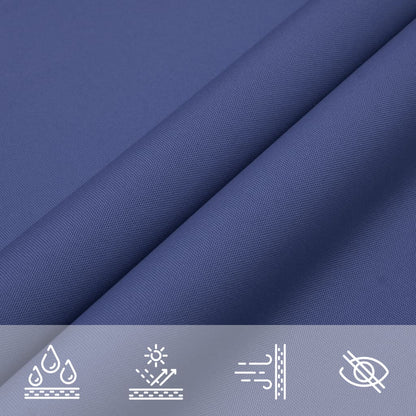 Sunshade Sail Oxford Fabric Square 5x5 m Blue