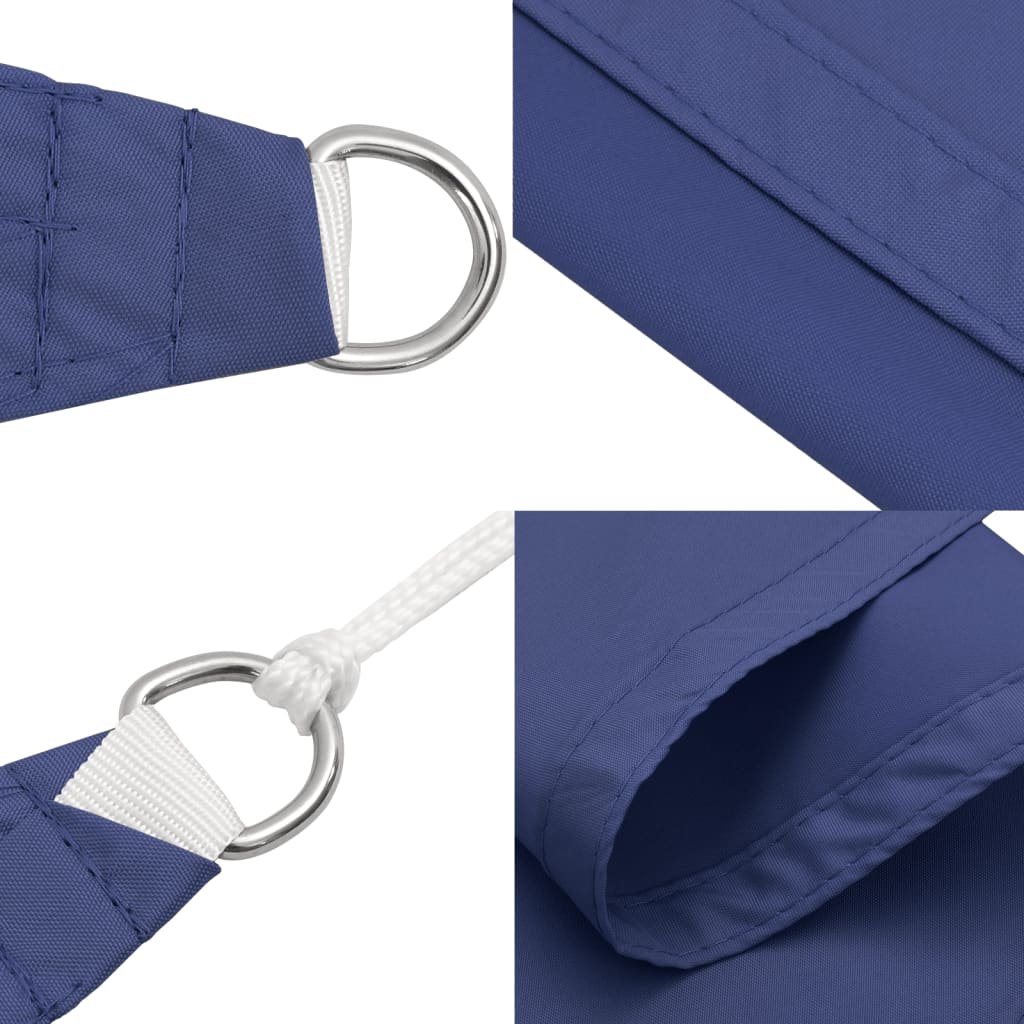 Sunshade Sail Oxford Fabric Rectangular 6x8 m Blue