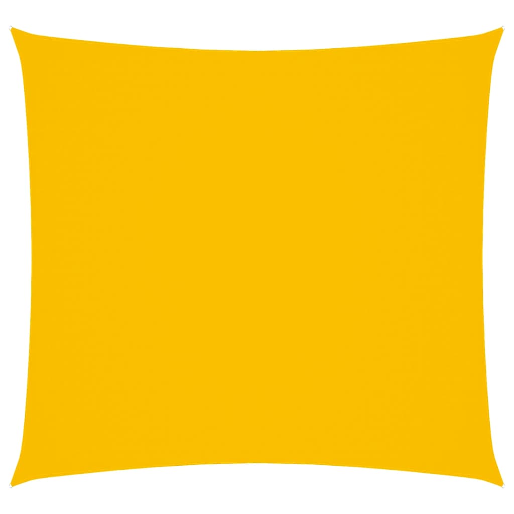 Sunshade Sail Oxford Fabric Square 3.6x3.6 m Yellow