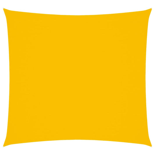 Sunshade Sail Oxford Fabric Square 3.6x3.6 m Yellow