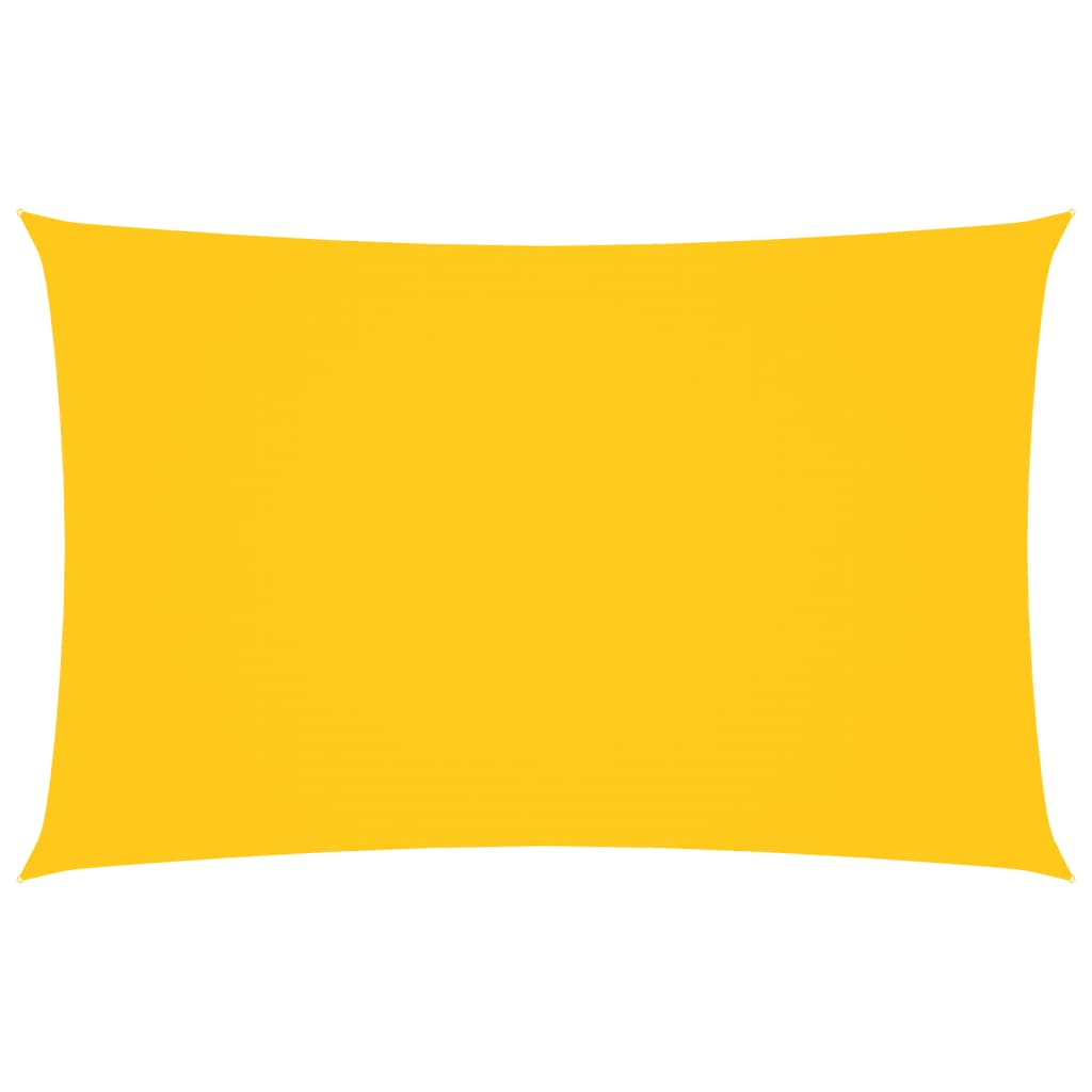 Sunshade Sail Oxford Fabric Rectangular 2x4.5 m Yellow