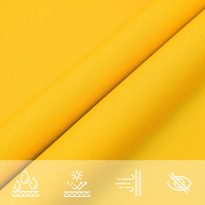 Sunshade Sail Oxford Fabric Rectangular 3x6 m Yellow