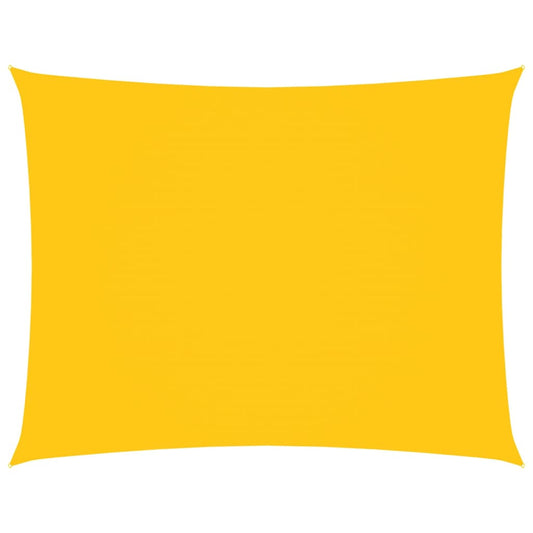 Sunshade Sail Oxford Fabric Rectangular 3.5x4.5 m Yellow