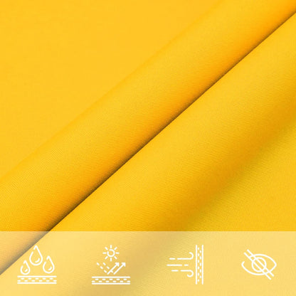 Sunshade Sail Oxford Fabric Triangular 4.5x4.5x4.5 m Yellow