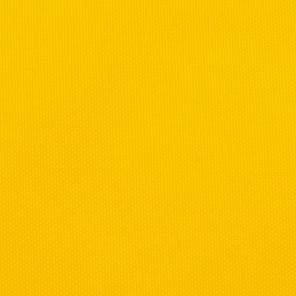 Sunshade Sail Oxford Fabric Triangular 4.5x4.5x4.5 m Yellow