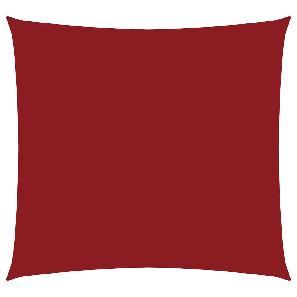 Sunshade Sail Oxford Fabric Square 4.5x4.5 m Red