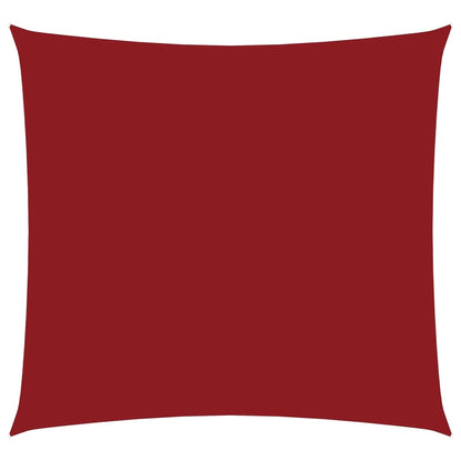 Sunshade Sail Oxford Fabric Square 4.5x4.5 m Red